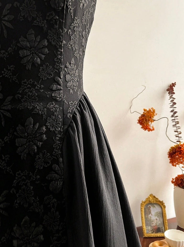 Vintamour Jacquard Midi Dress