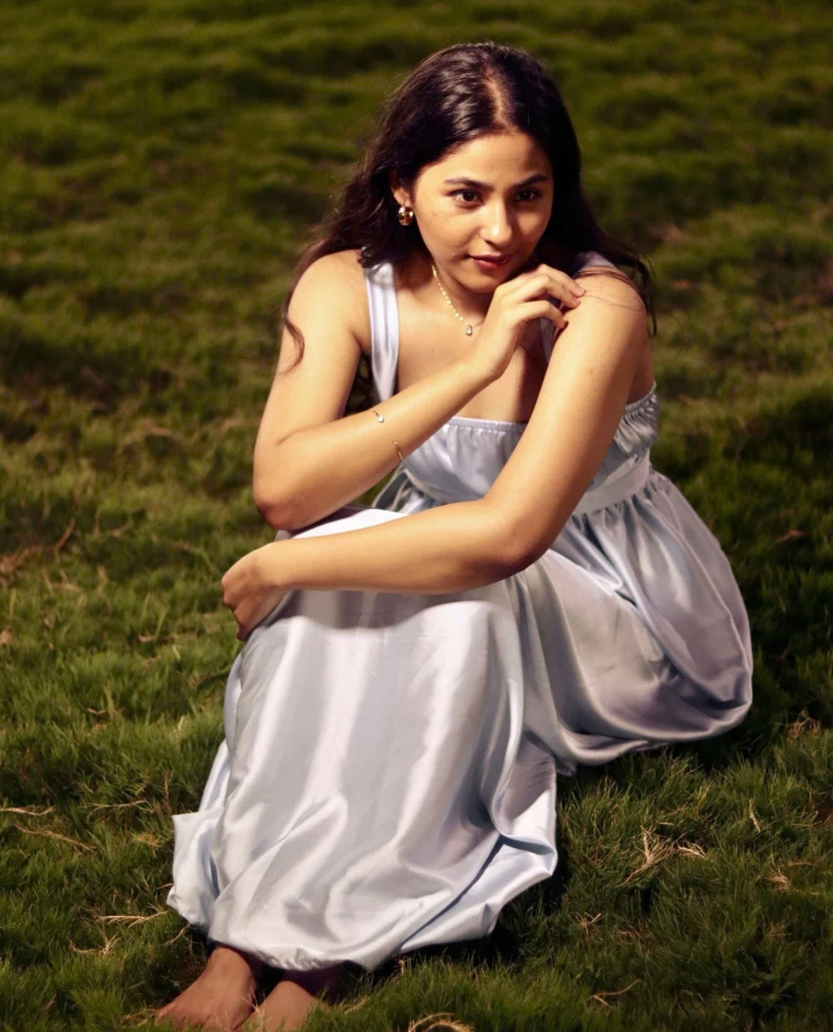 Aria Satin Dress
