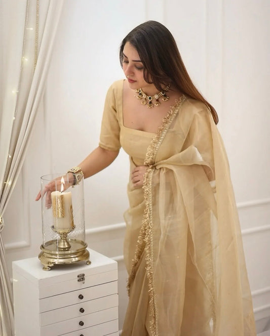 Elegant Golden Jimmy Choo