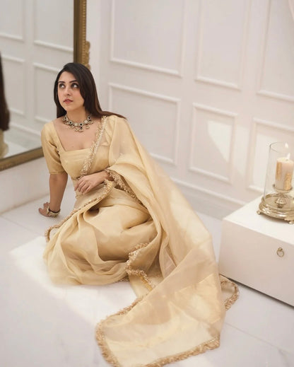 Elegant Golden Jimmy Choo
