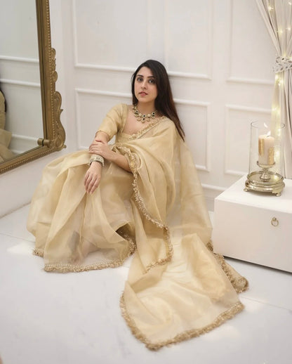 Elegant Golden Jimmy Choo