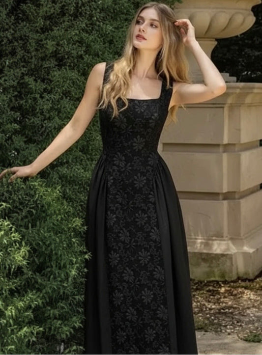 Vintamour Jacquard Midi Dress