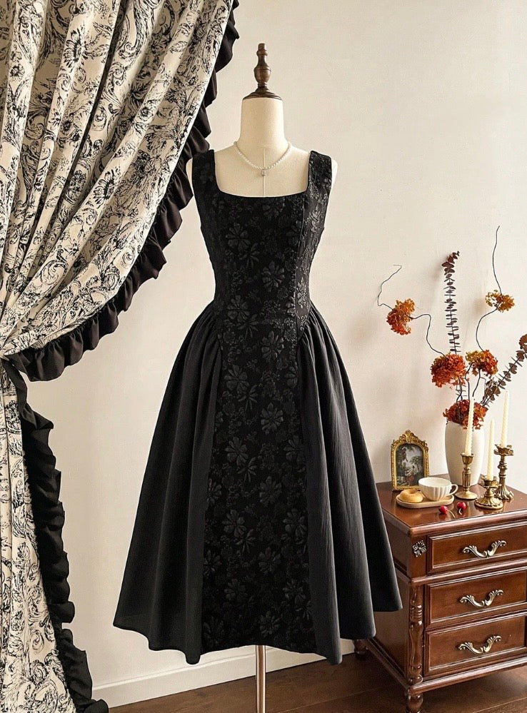 Vintamour Jacquard Midi Dress