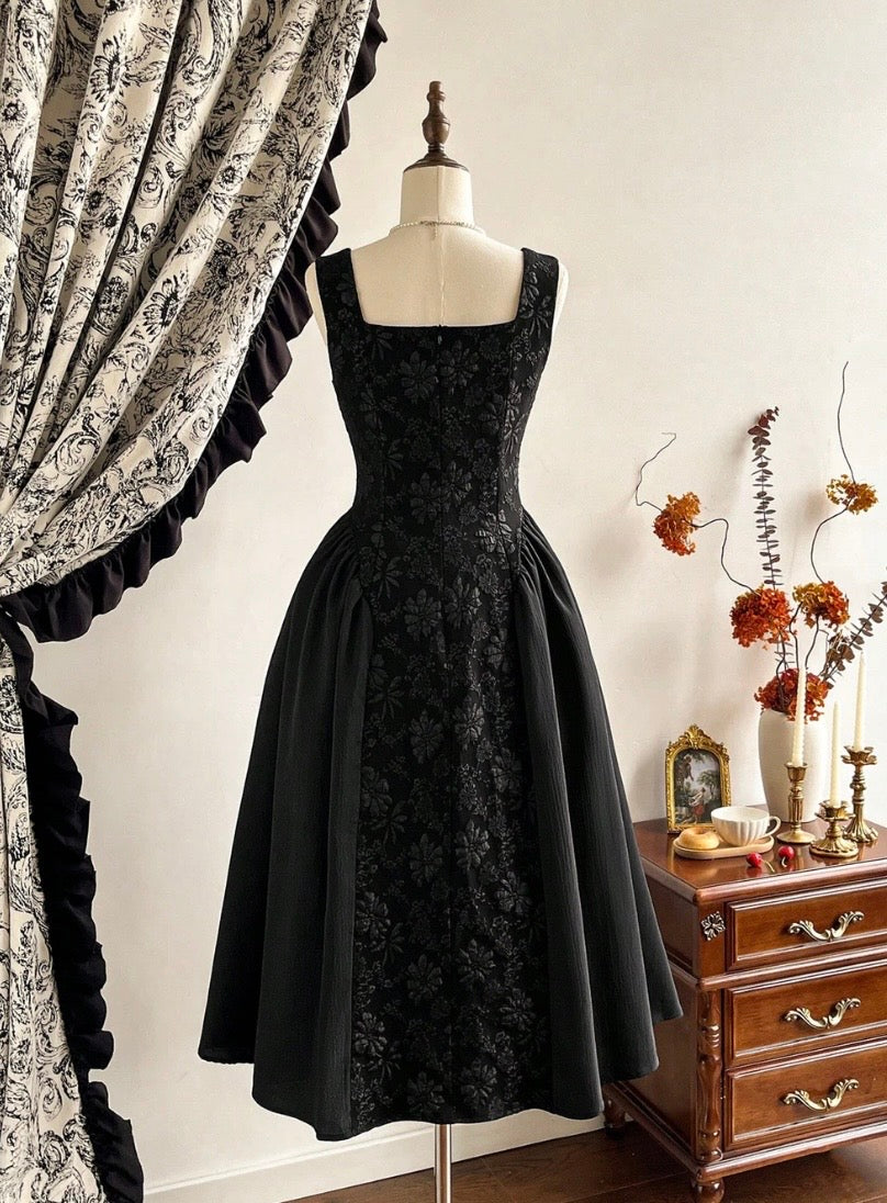 Vintamour Jacquard Midi Dress