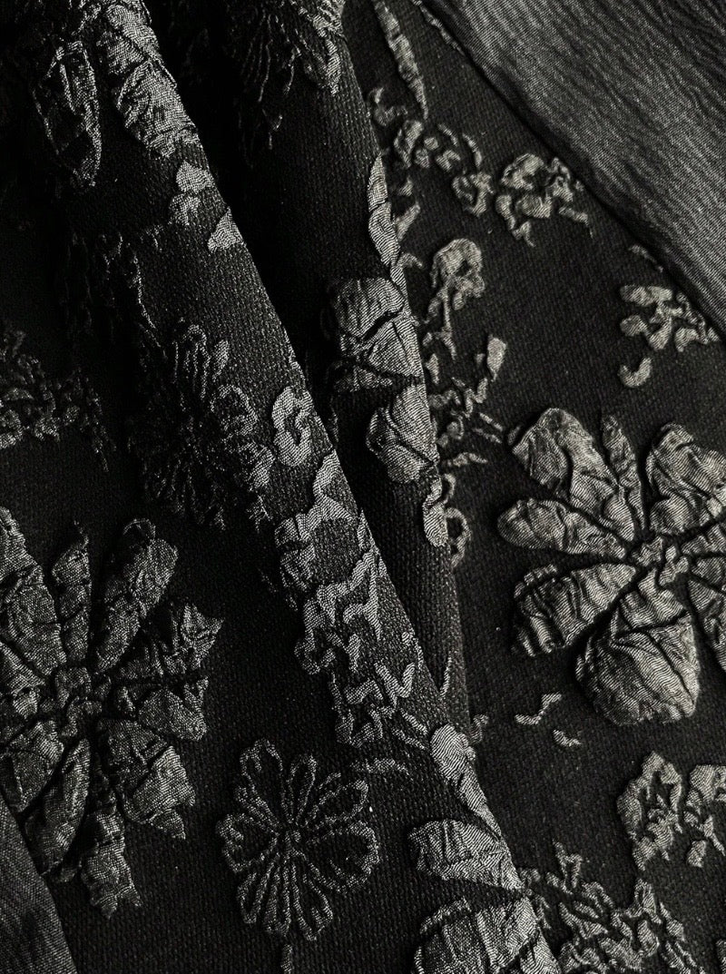 Vintamour Jacquard Midi Dress