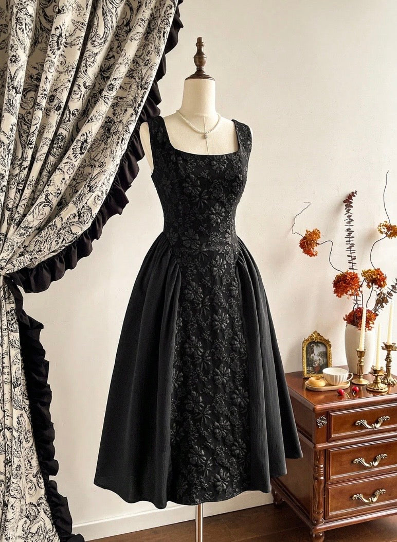 Vintamour Jacquard Midi Dress