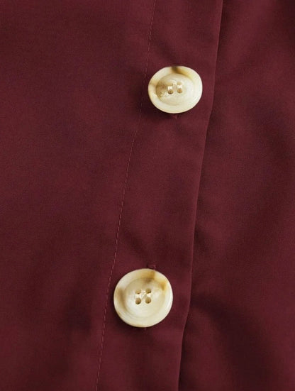 Button A-Line Dress