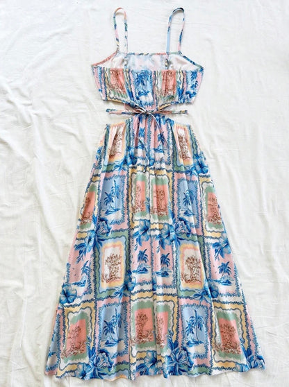 Cutout Slip Dress