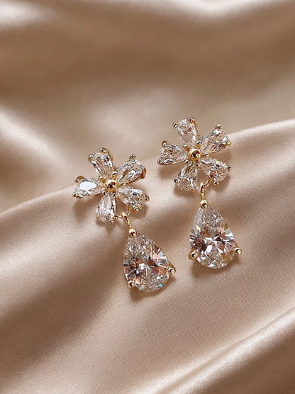 Flowers Dangle Earrings
