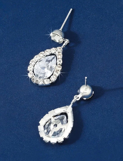 Rhinestone Artificial  Jewellery -Dangle