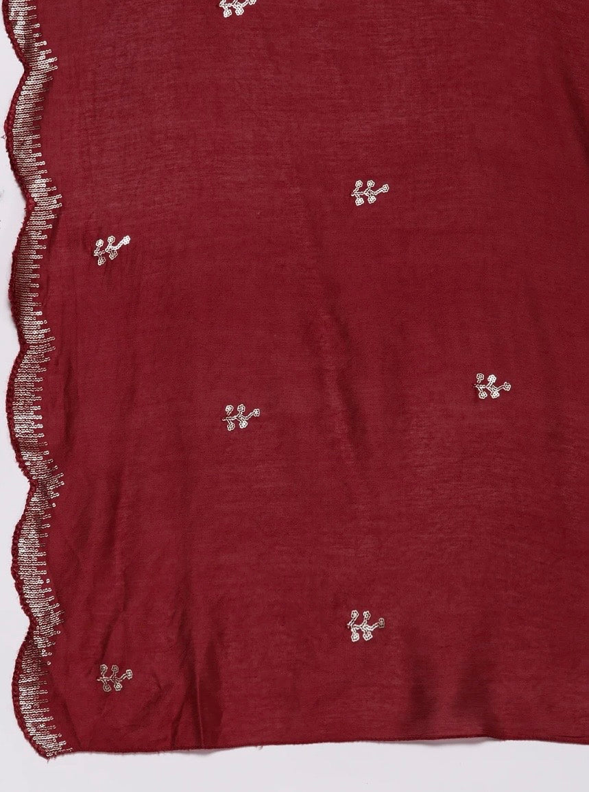 Libas Off-White Yoke Dress