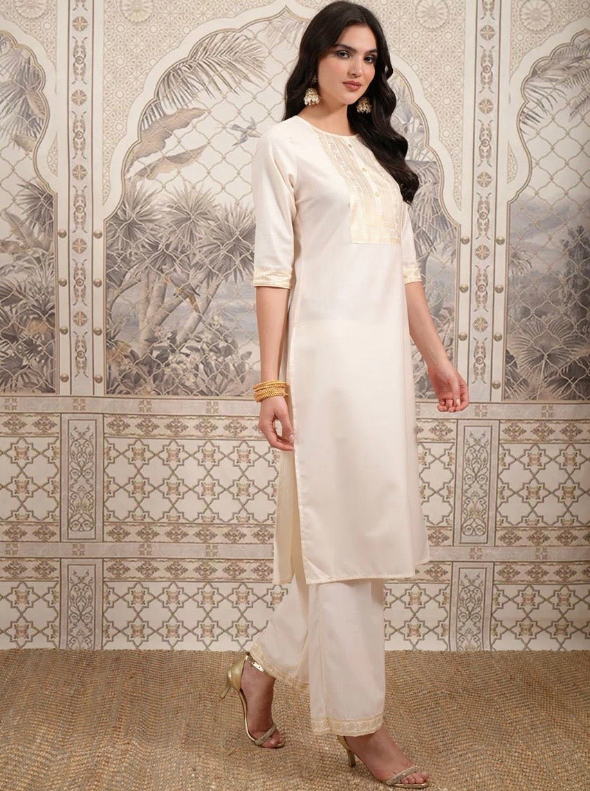Blend Kurta Palazzo Set